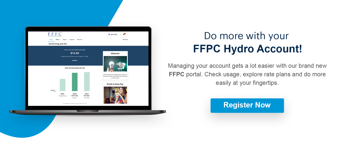 my FFPC account registration banner